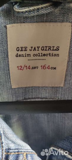 Куртка джинсовая для девочек 12-14лет