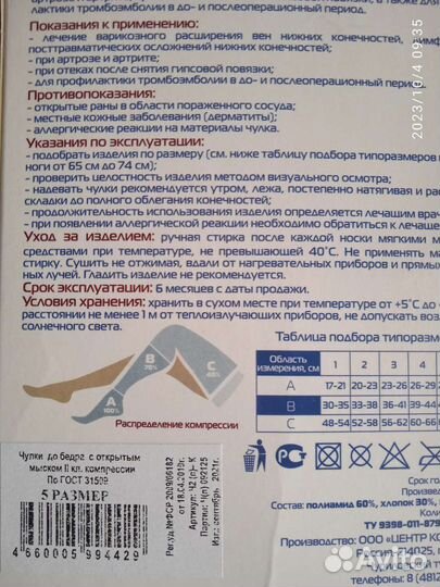 Компрессионные чулки