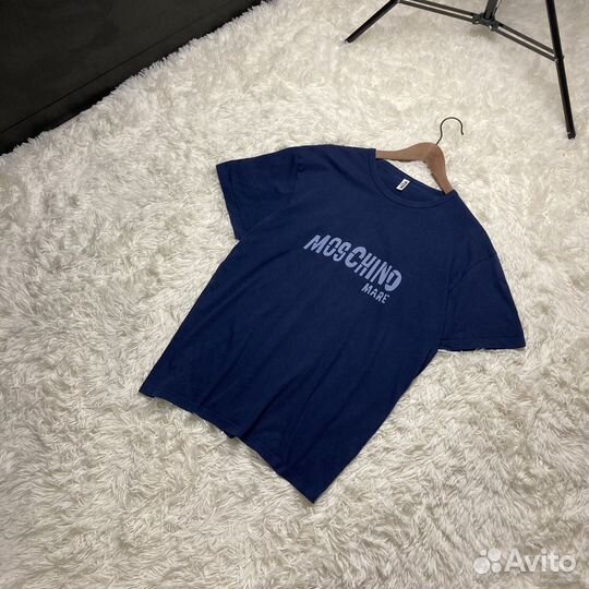 Винтажная футболка Moschino Mare оригинал