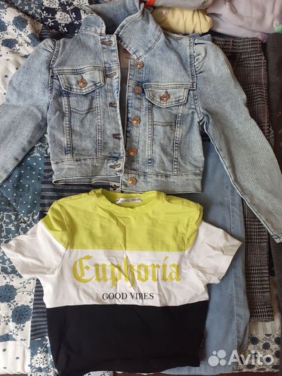 Детские вещи пакетом для девочек 122 128
