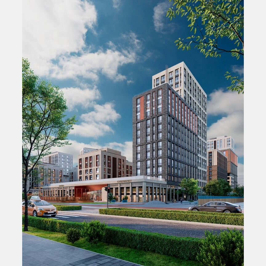 1-к. квартира, 50,2 м², 20/28 эт.