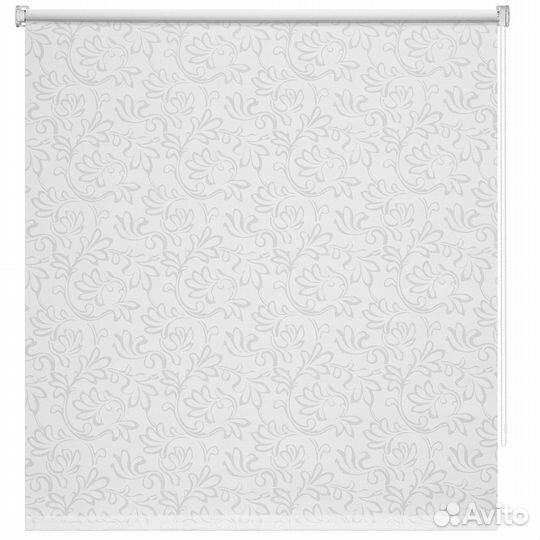 Штора рулонная Нежность 140x175 см белый