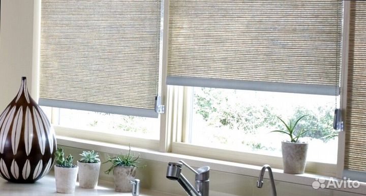 Жалюзи и шторы из бамбука