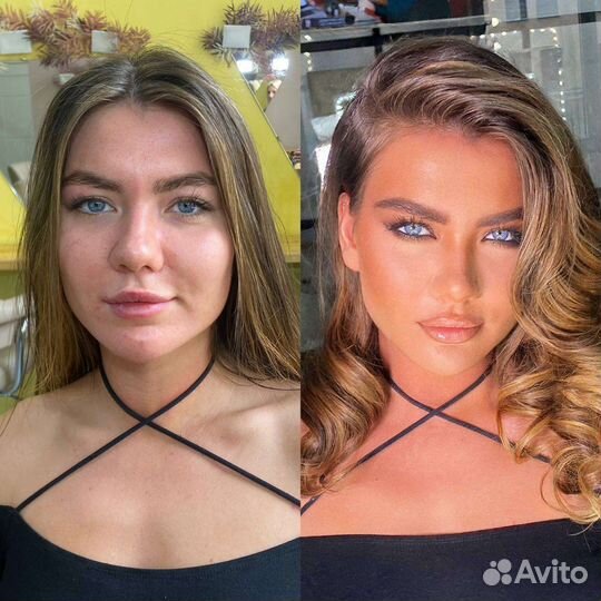 Укладка прическа