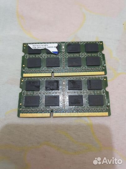 Оперативная память ddr3 по 4 gb