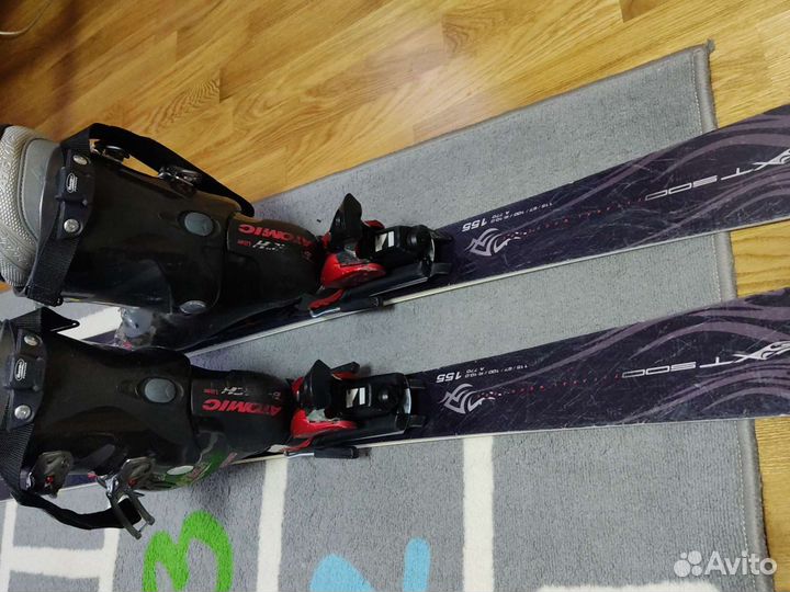 Горные лыжи с ботинками