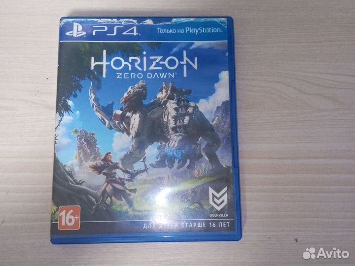 Диски на ps4 Horizon Zero dawn