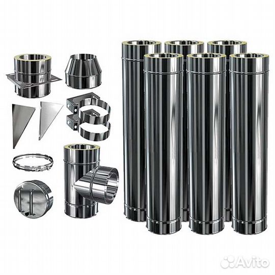 Дымоход сэндвич труба нержавейка