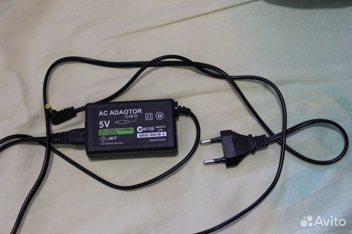 Sony PSP зарядка, аккумулятор, крышка, карта чехол