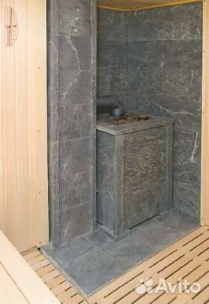 Облицовочный камень талькохлорит для бань, печей