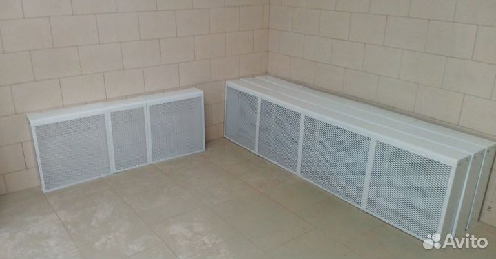 Экран для радиатора отопления металлический