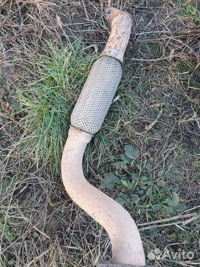 Ford Focus 1 труба глушителя с гофрой