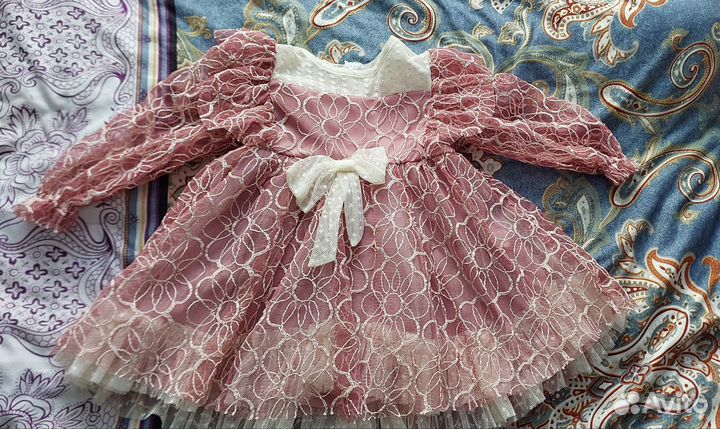 Платье для девочки 86