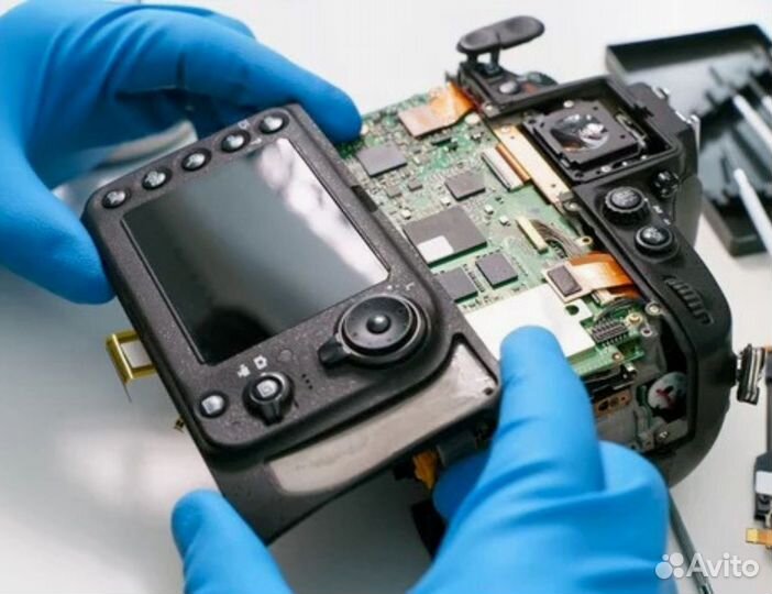 Ремонт фотоаппаратов Canon / Nikon, объективов