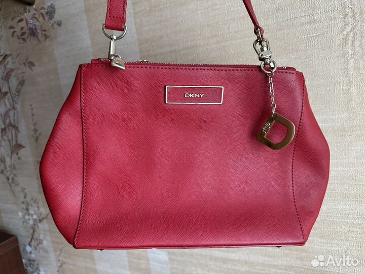 Сумка женская натуральная кожа dkny