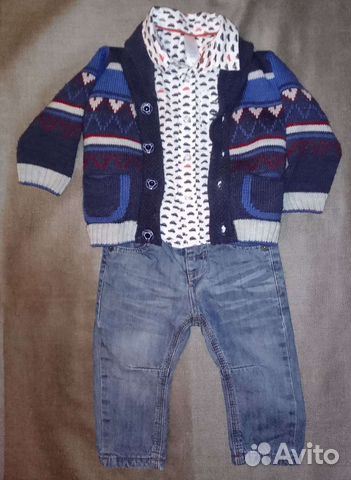 Пакет вещей на мальчика р.74-80 на лето и осень