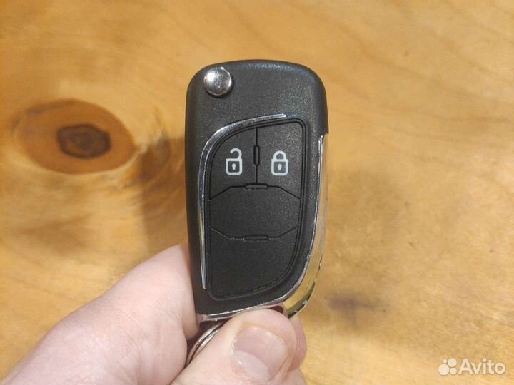 Ключ на две кнопки Opel Astra Vectra