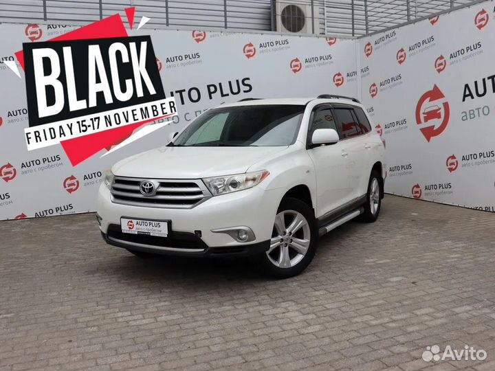 Toyota Highlander 3.5 AT, 2013, 159 500 км