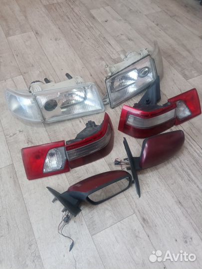 Передние, зазние фары, зеркала