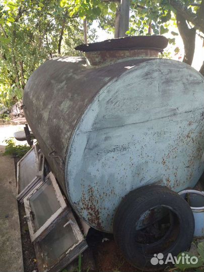 Бочка железная металлическая