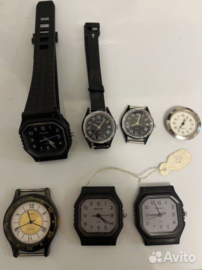 Часы пилот заря слава кварц СССР