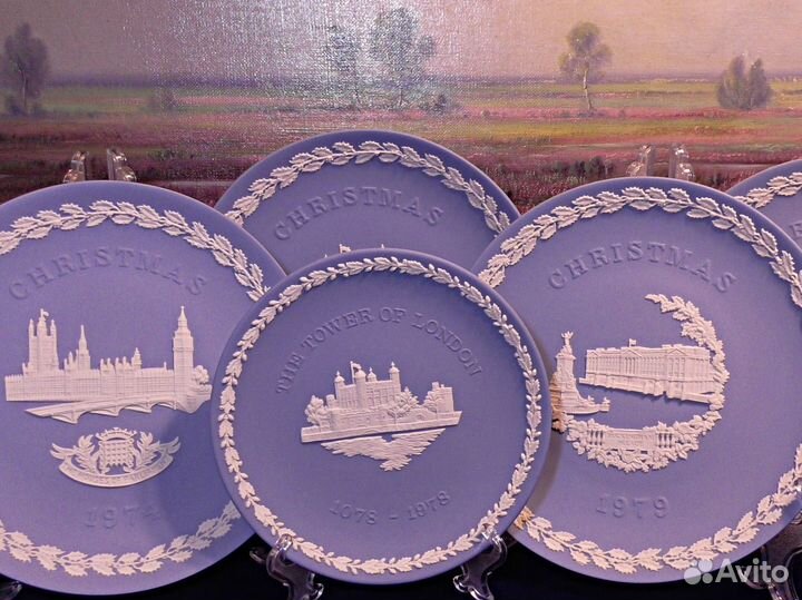 Wegwood.Рождество.Тарелки.Англия.Коллекция