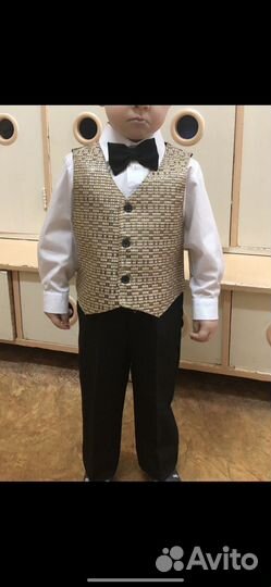 Костюм тройка (праздничный) р.86-92