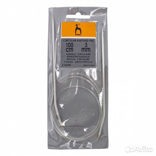 Спицы круговые Pony 2мм, 2,5; 3; 4; 4,5; 5; 6 мм