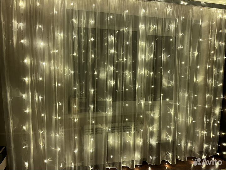 Гирлянда штора