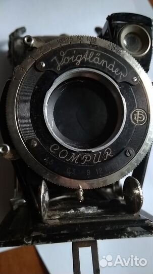 Фотоаппарат антикварный Voigtlander-Braunschweig