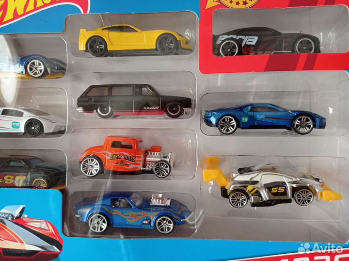 Машинки Hot Wheels 10 шт