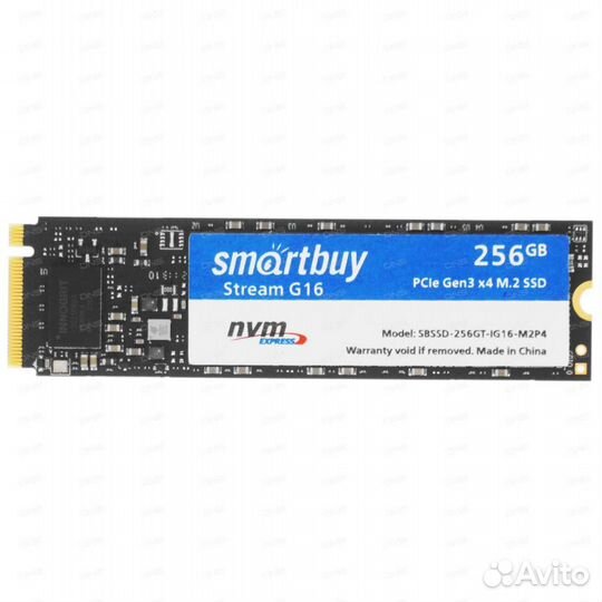 256 гб SSD M.2 накопитель Smartbuy Stream G16