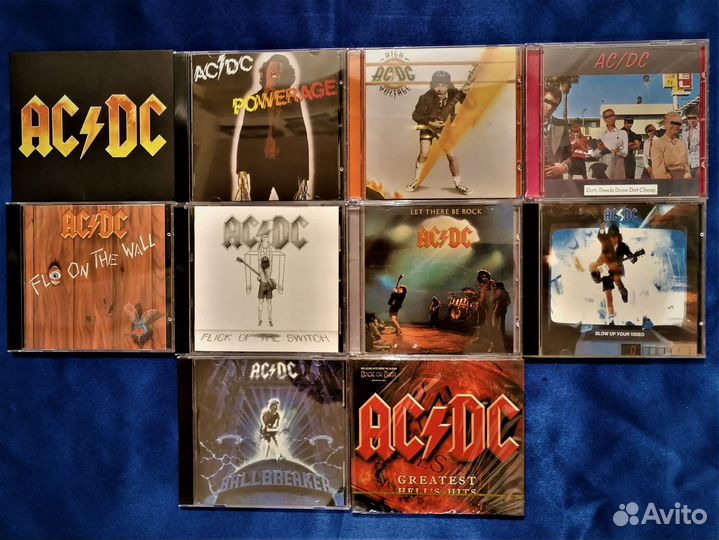 Компакт диски (CD). AC/DC из личной коллекции