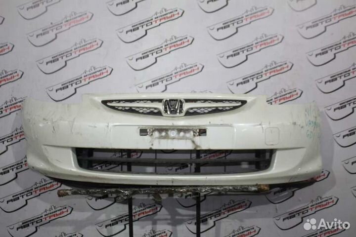 Бампер honda FIT jazz GD1 GD2 GD3 GD4 С решеткой 2