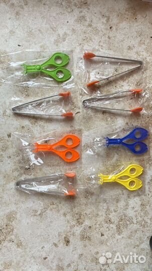 Ножницы Монтессори+пинцет