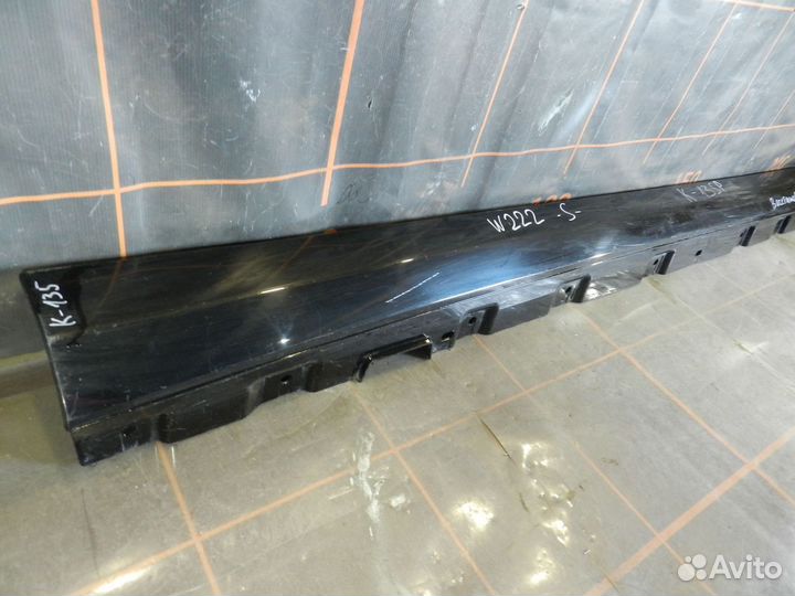 Накладка порога наружная правая-Mercedes-Benz W222