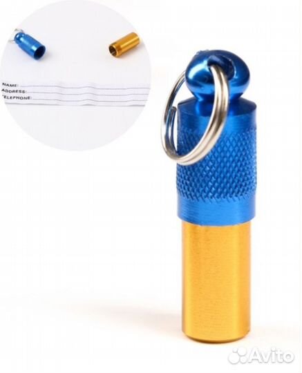 Адресник-капсула для животных