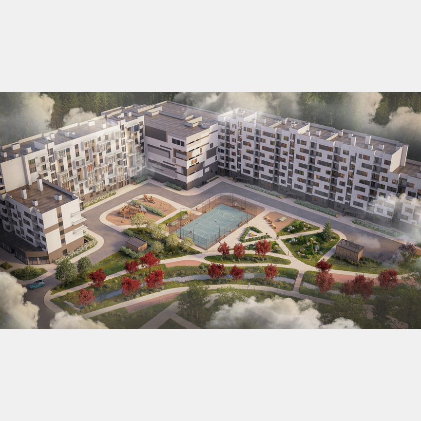 1-к. квартира, 37,8 м², 1/8 эт.