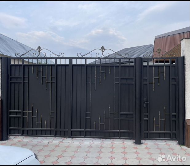 Ворота кованые