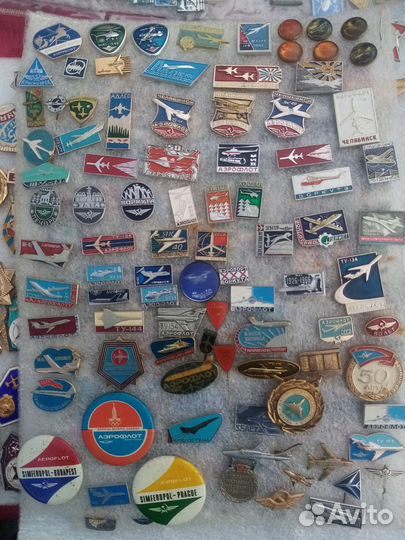 Значки Самолёты Авиация Аэрофлот