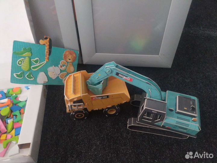 Магнитный конструктор, пазлы