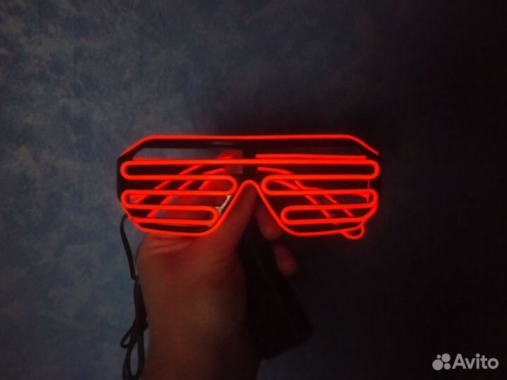 Очки с неоновой подсветкой