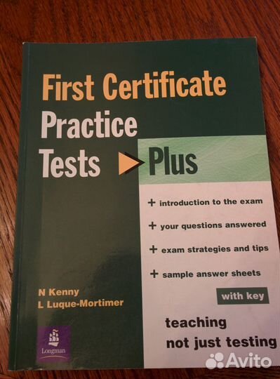 First Certificate Practice Tests Plus, Longman