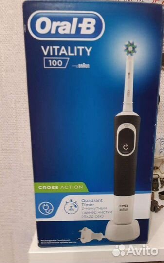 Зубная щетка oral b vitality новая