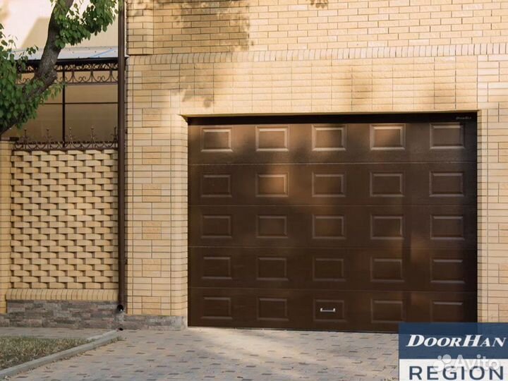 Гаражные секционные ворота