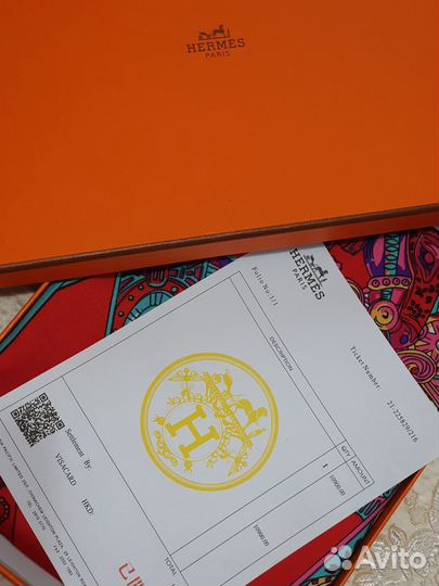 Шёлковый платок Hermes
