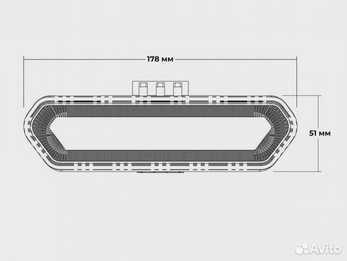 Многофункциональная светодиодная фара rigid Chase