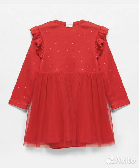 Платье новогоднее 80/86 бронь