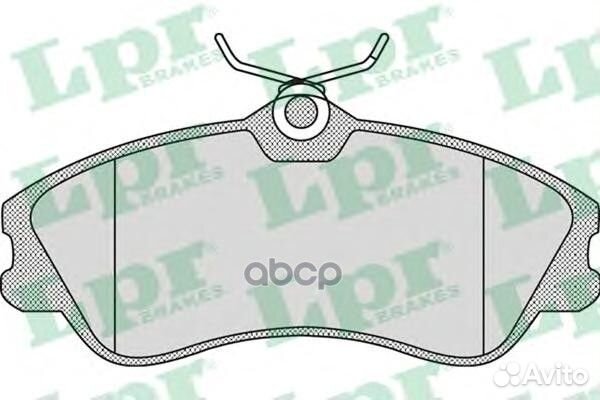 Колодки торм. дисковые 05p950 Lpr