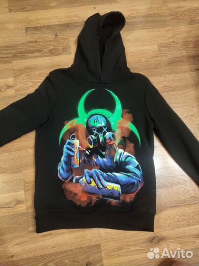 Худи светится в темноте размер 128-134